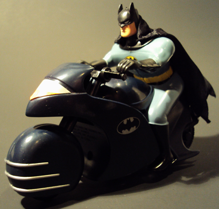 batman animated batcycle